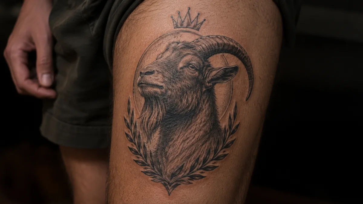 Goat Tattoo - The GOAT Meaning: Greatest of All Time