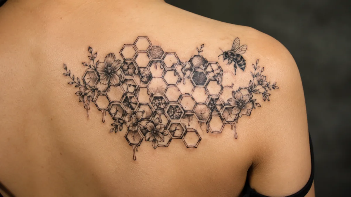 Honeycomb Tattoo - Core Meanings of the Honeycomb Tattoo