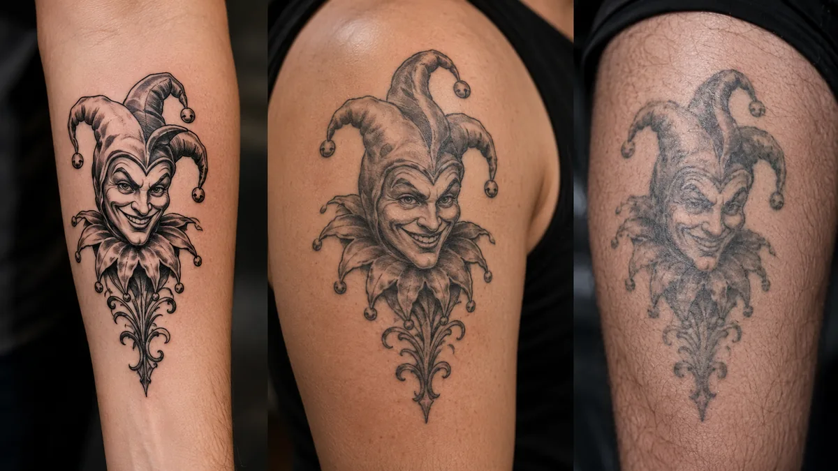 Jester Tattoo - Placement and How It Ages