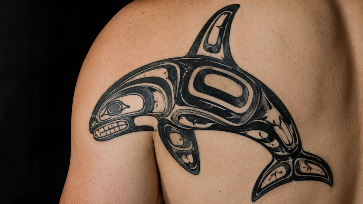 Killer Whale Tattoo - Northwest Coast Native American Traditions