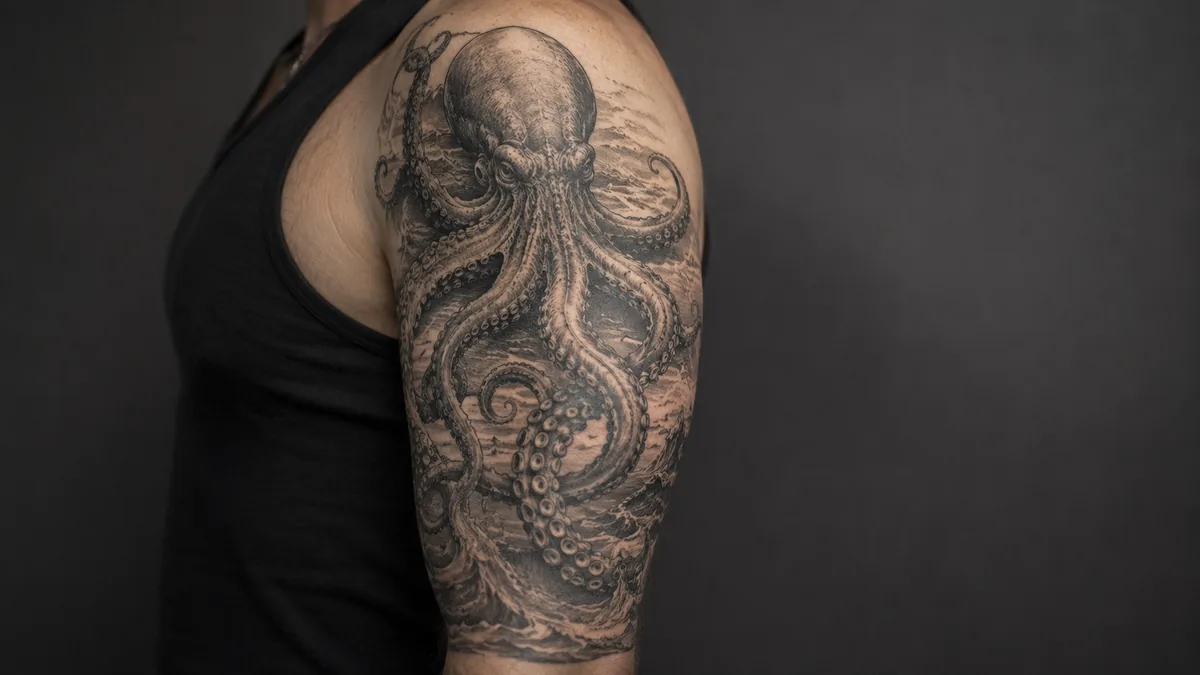Kraken Tattoo - Best Placements and How It Ages