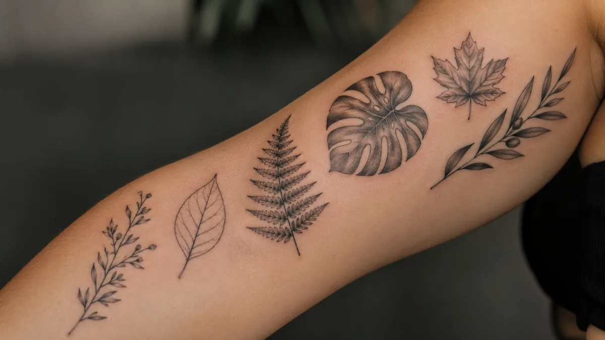 Leaf Tattoo - Popular Design Variations