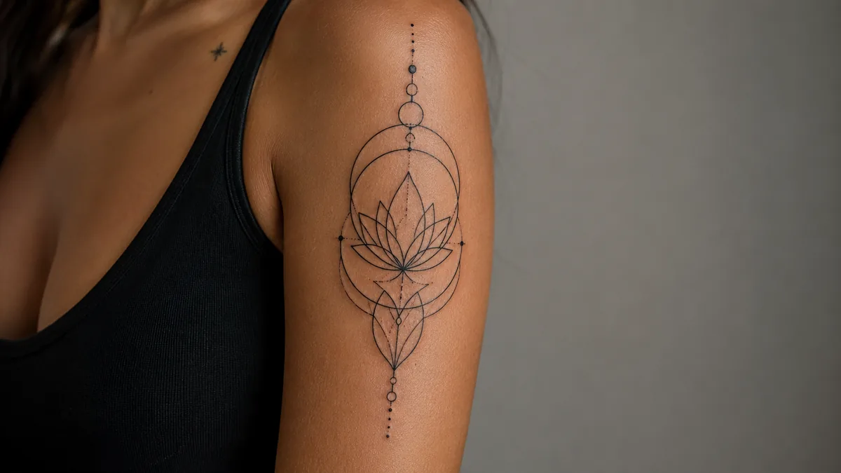 Lining Tattoo - Core Meaning: Structure, Clarity, and Intention