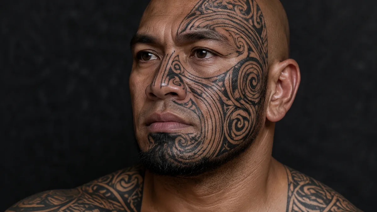 Maori Face Tattoo - Who Gets This Work and How to Make It Personal