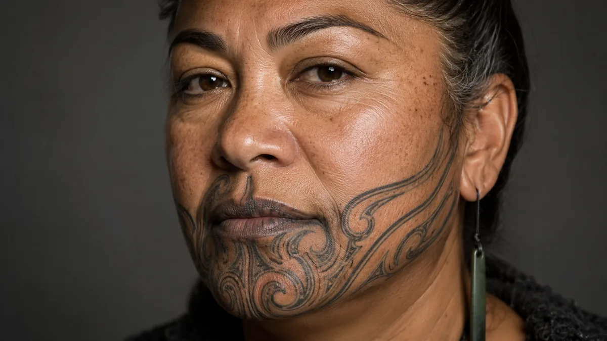 Maori Face Tattoo - What Ta Moko Actually Means