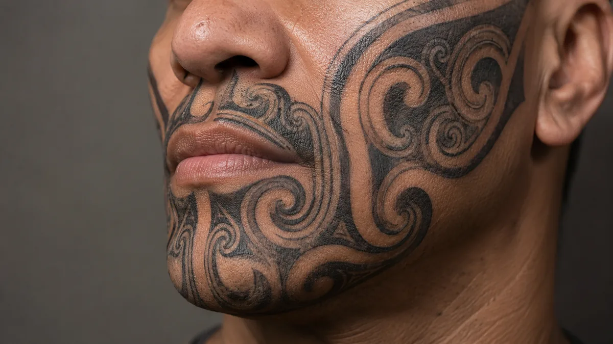 Maori Face Tattoo - Cultural Background and Historical Context