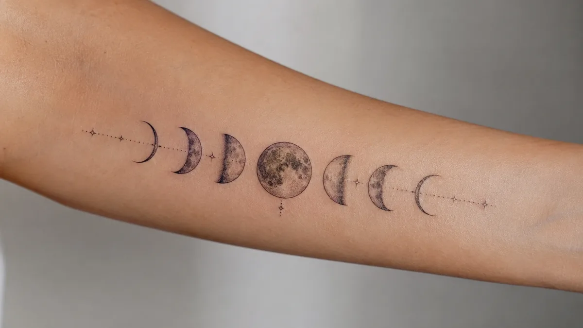 Moon Cycle Tattoo - What the Moon Cycle Tattoo Actually Means
