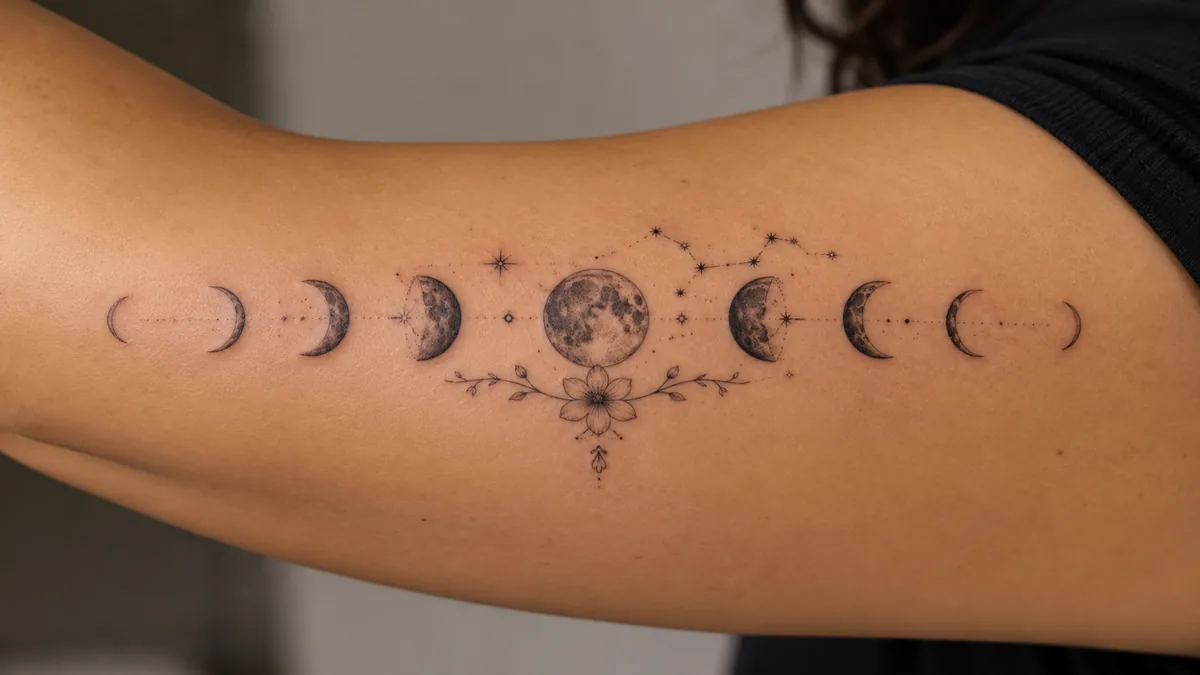 Moon Cycle Tattoo - How to Make It Personal