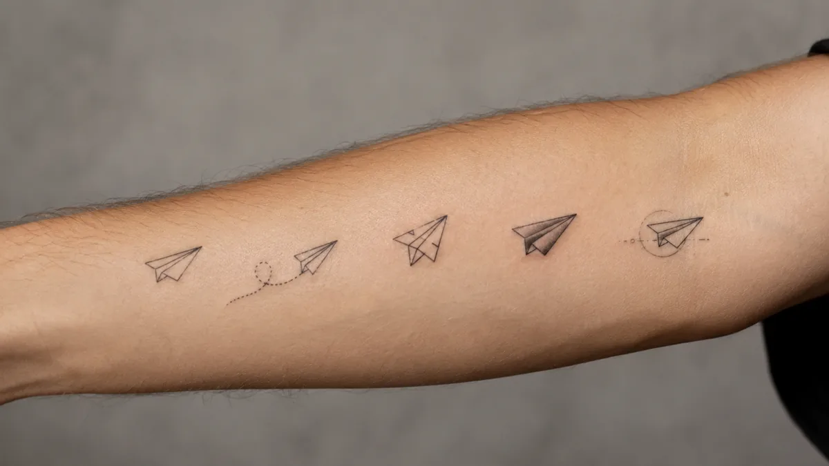 Paper Plane Tattoo - Design Variations: Styles That Actually Work