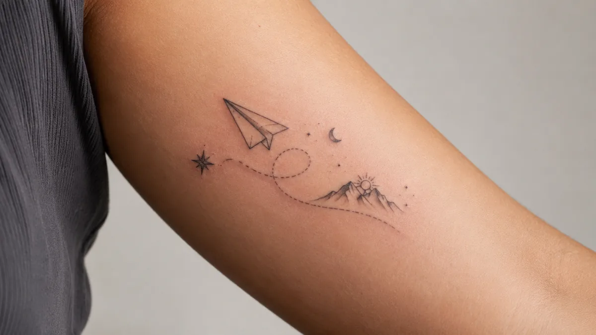 Paper Plane Tattoo - Who Gets Paper Plane Tattoos and How to Make Yours Personal
