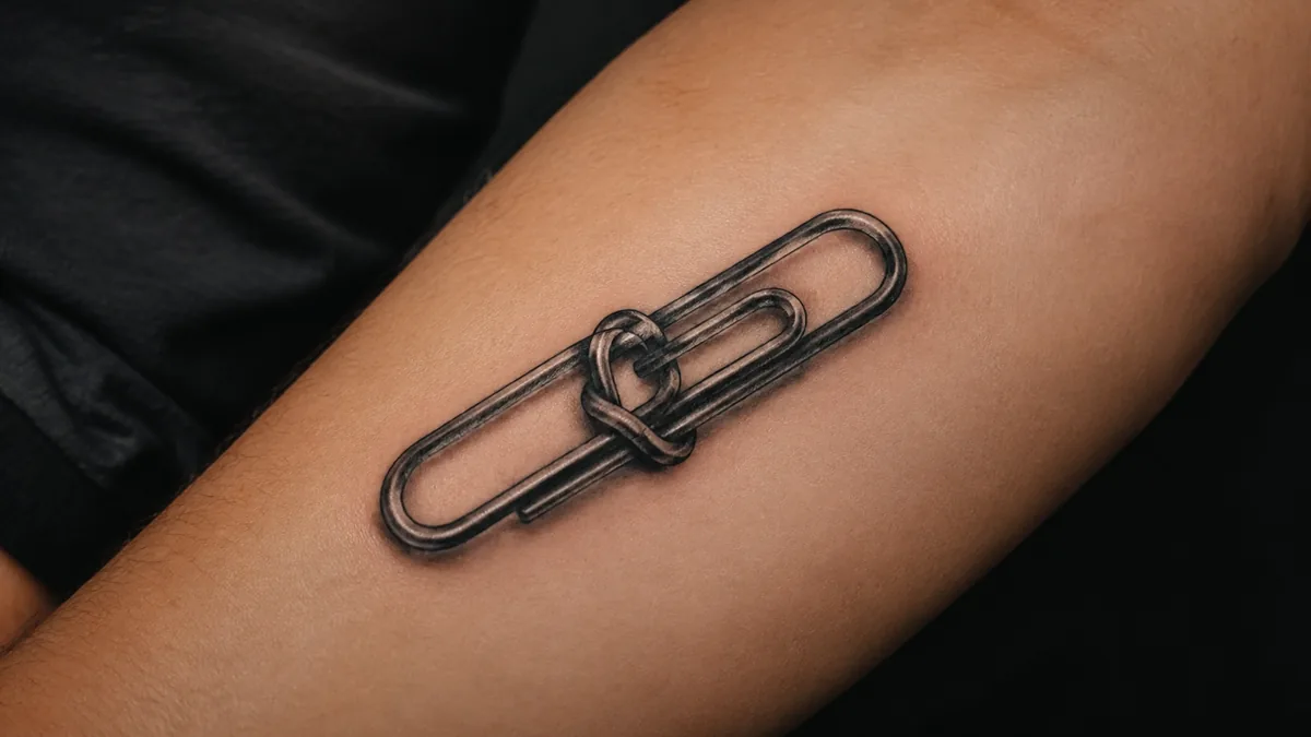 Paperclip Tattoo - The Core Symbolism: Holding It Together