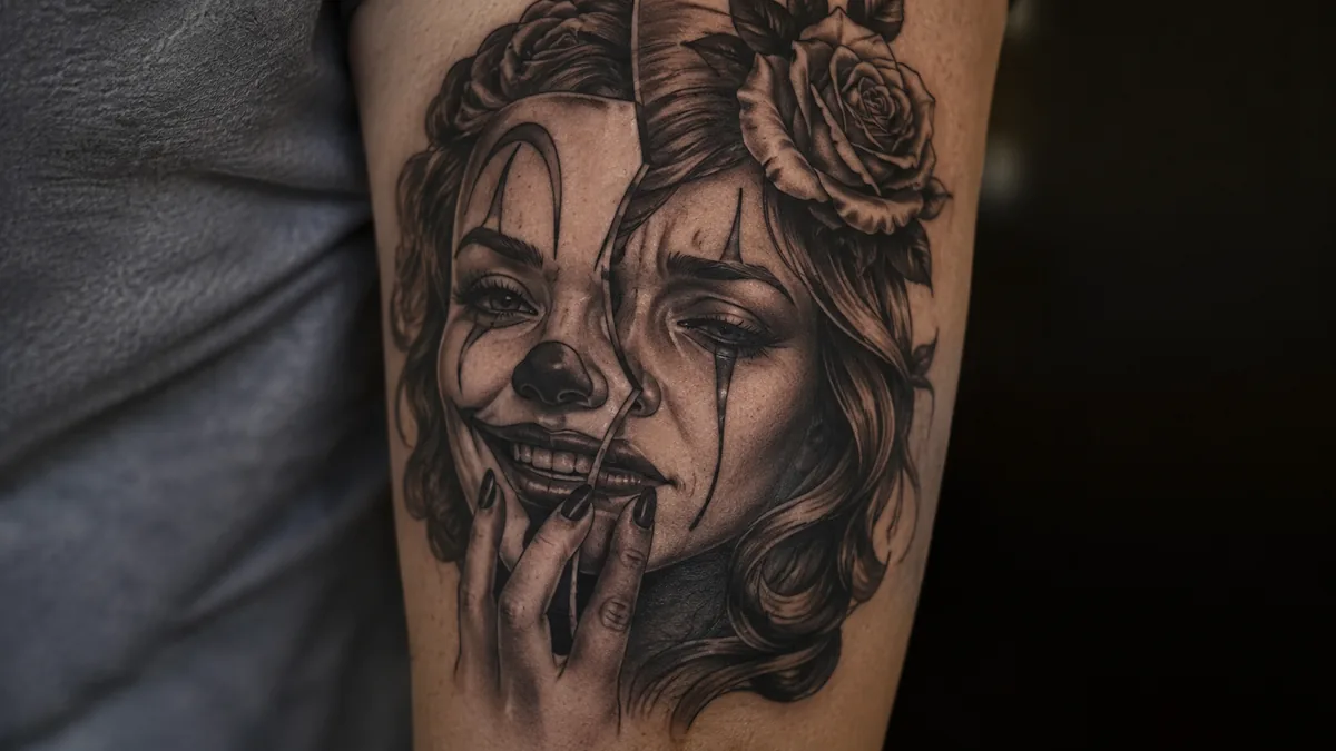 Payasa Tattoo - Core Meaning: Laugh Now, Cry Later