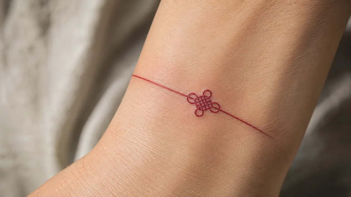 Red String Tattoo - Where It Comes From: East Asian Tradition