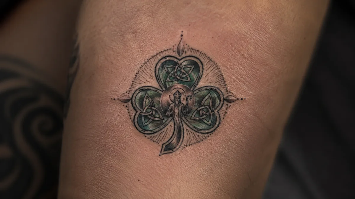 Shamrock Tattoo - The Religious Layer: St. Patrick and the Trinity
