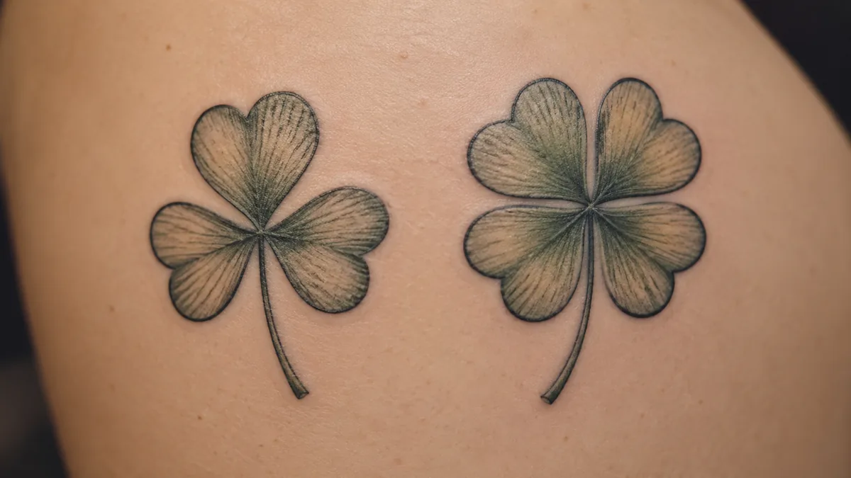 Shamrock Tattoo - Four-Leaf Clover vs. Shamrock: Know the Difference