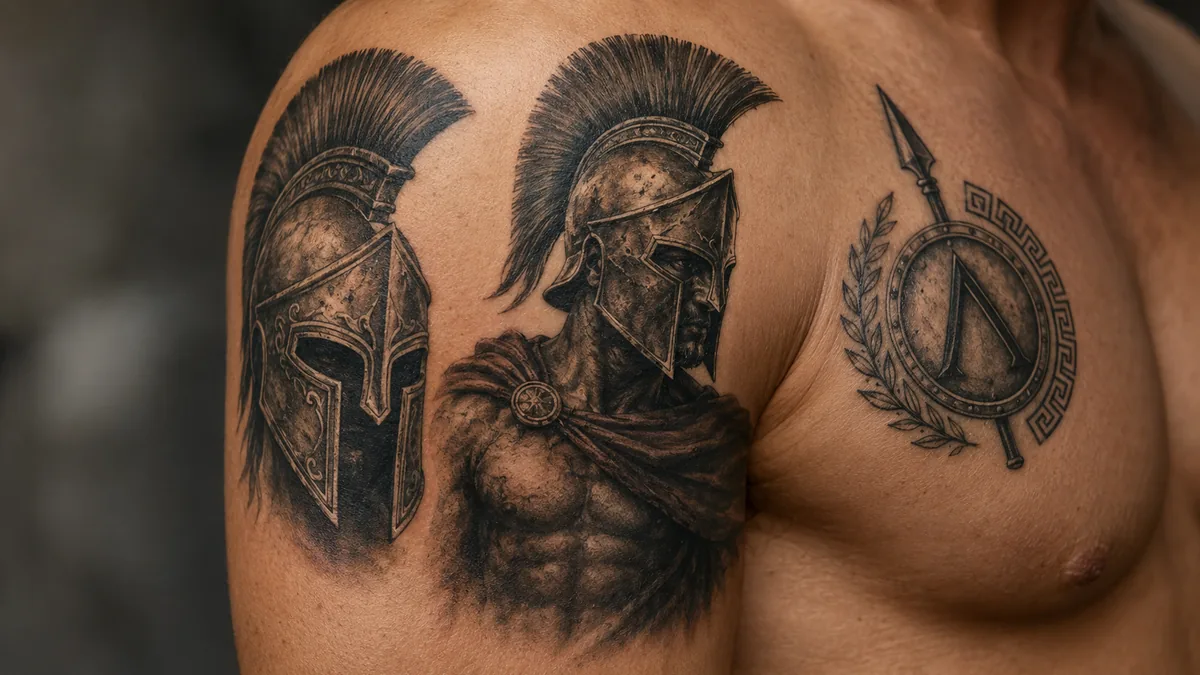 Spartan Tattoo - Popular Design Variations