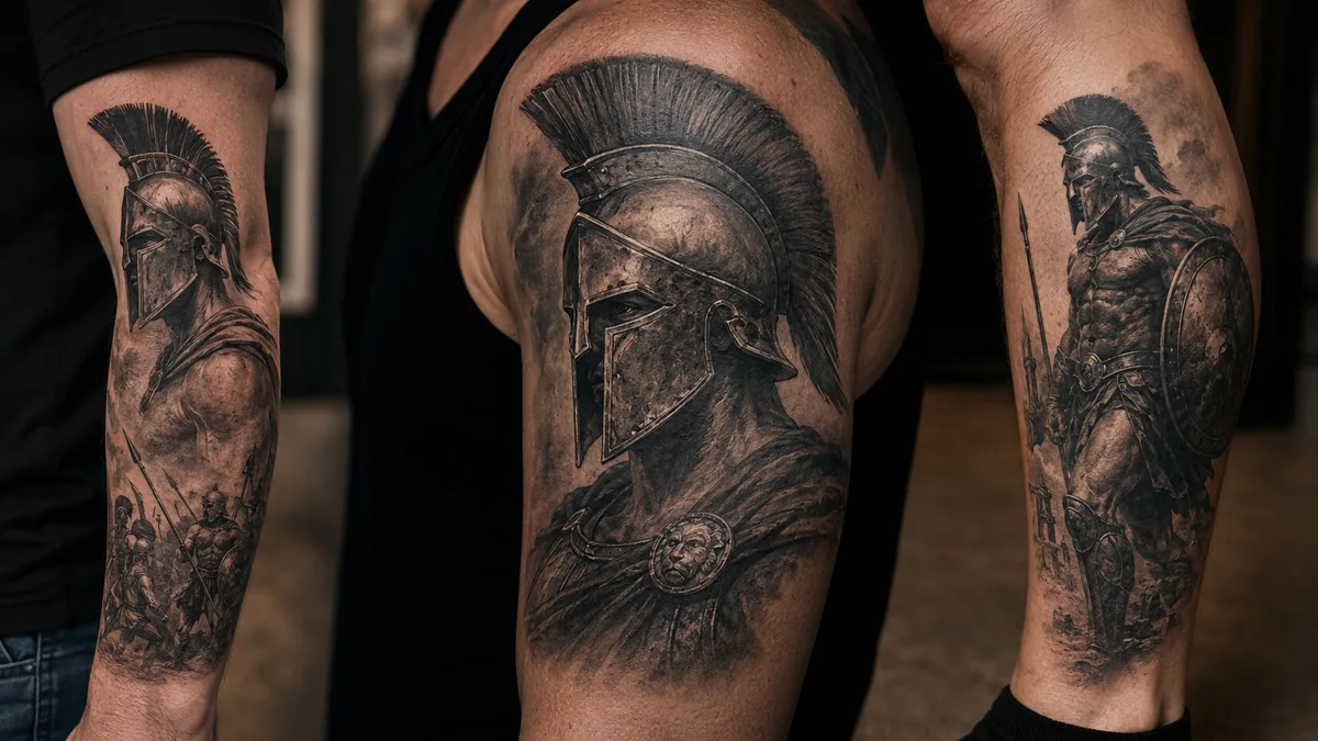 Spartan Tattoo - Best Placements and How It Ages
