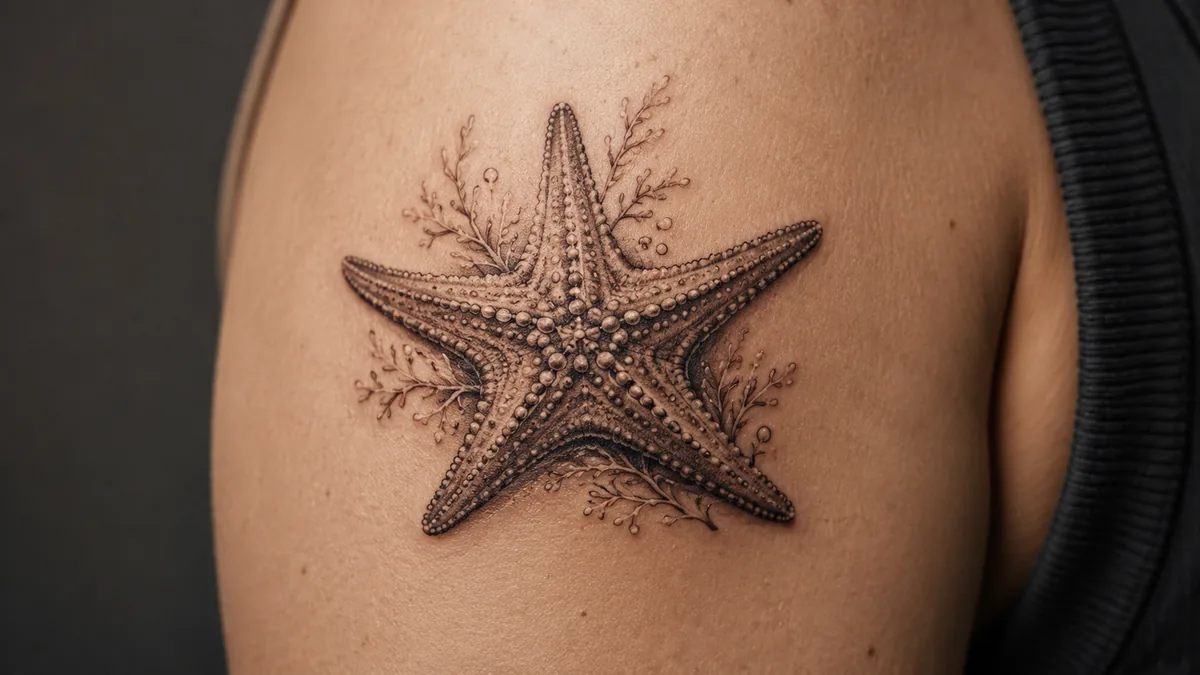 Starfish Tattoo - Core Meaning: Regeneration and Resilience