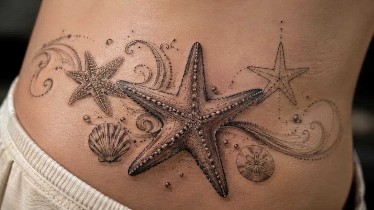 Starfish Tattoo - Popular Design Styles and Variations