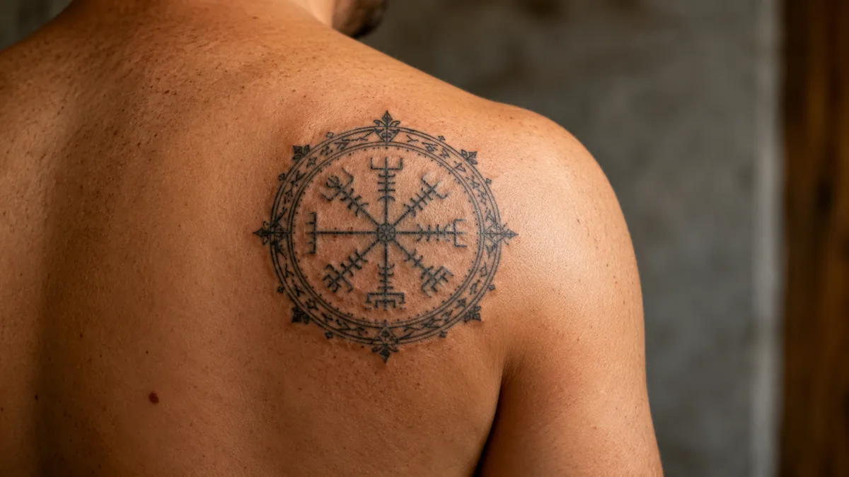 Viking Compass Tattoo - Best Placements and How It Ages