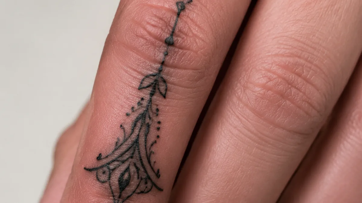 Water Lily Tattoo - Color vs. Black and Grey