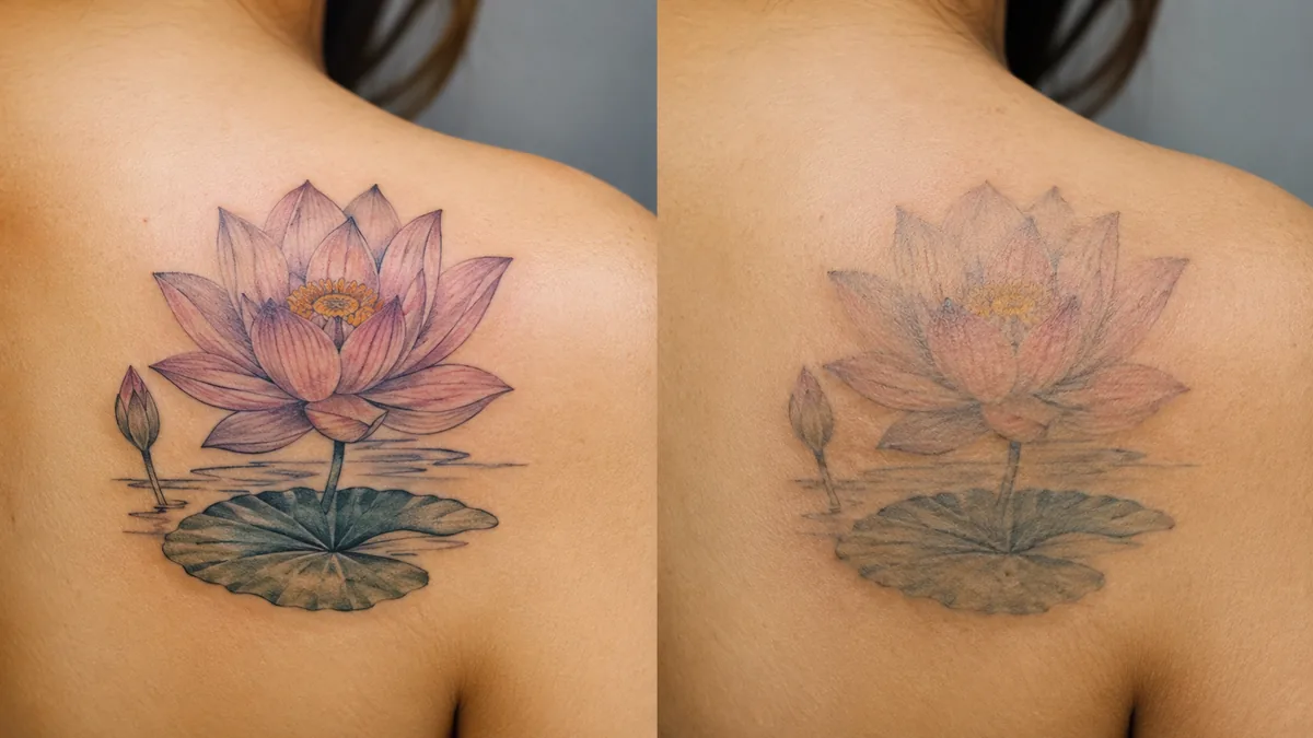 Water Lily Tattoo - Best Placements and How It Ages