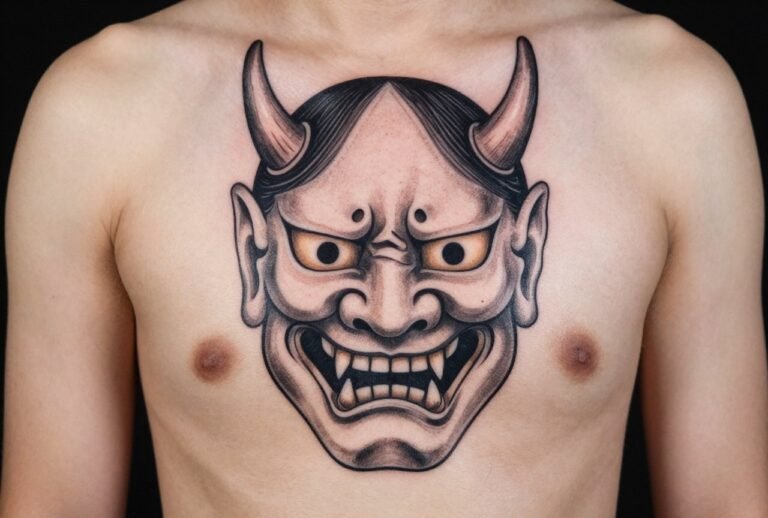 Tengu Mask Tattoo Meaning: Symbolism & Style Guide