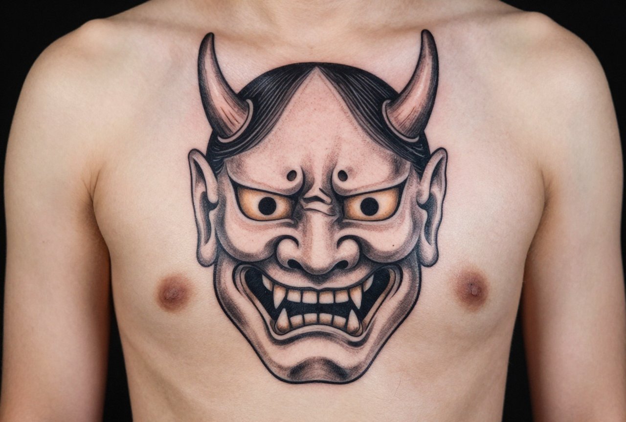Tengu Mask Tattoo Meaning: Symbolism & Style Guide