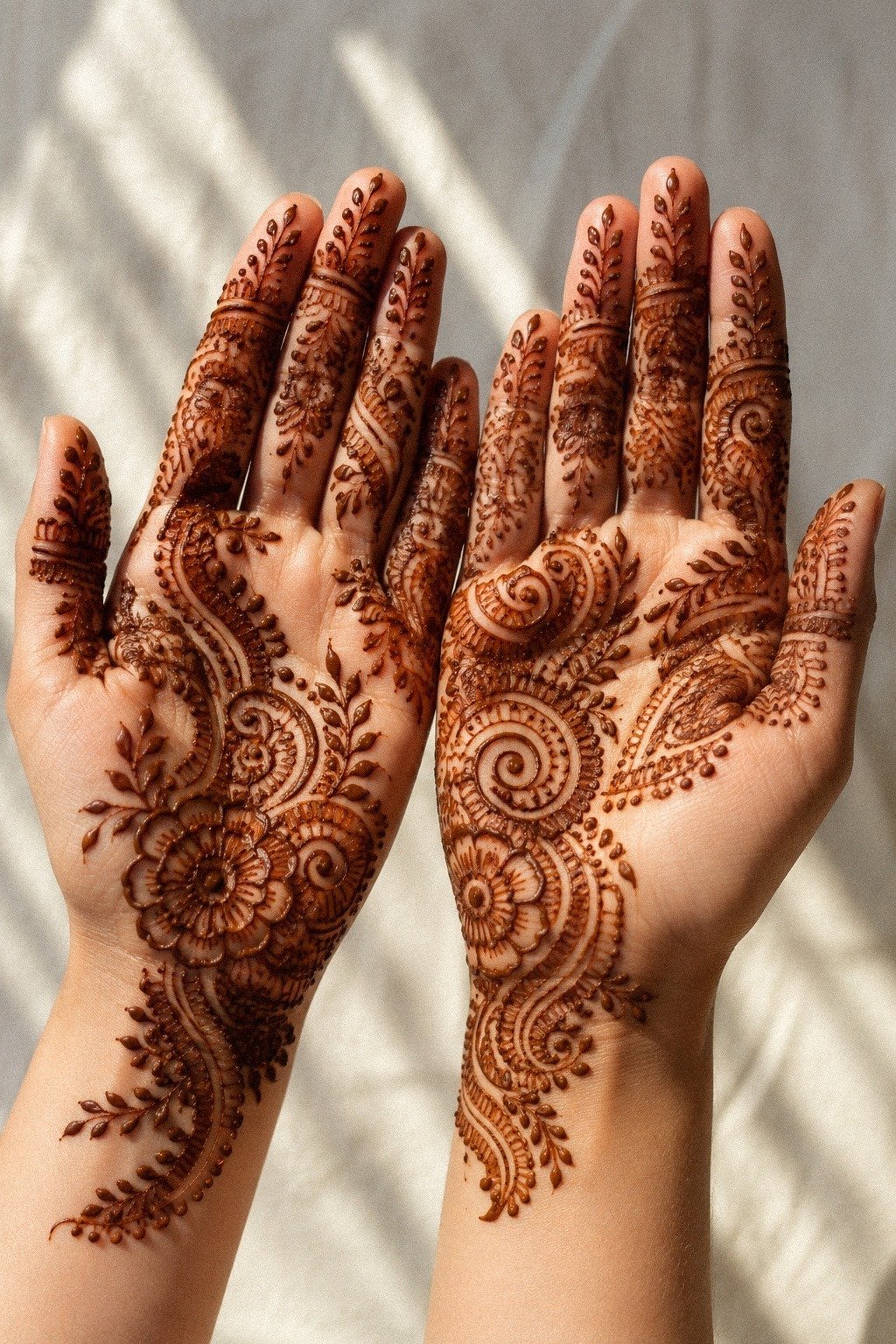I Cleaned The Skin Before Henna Paste