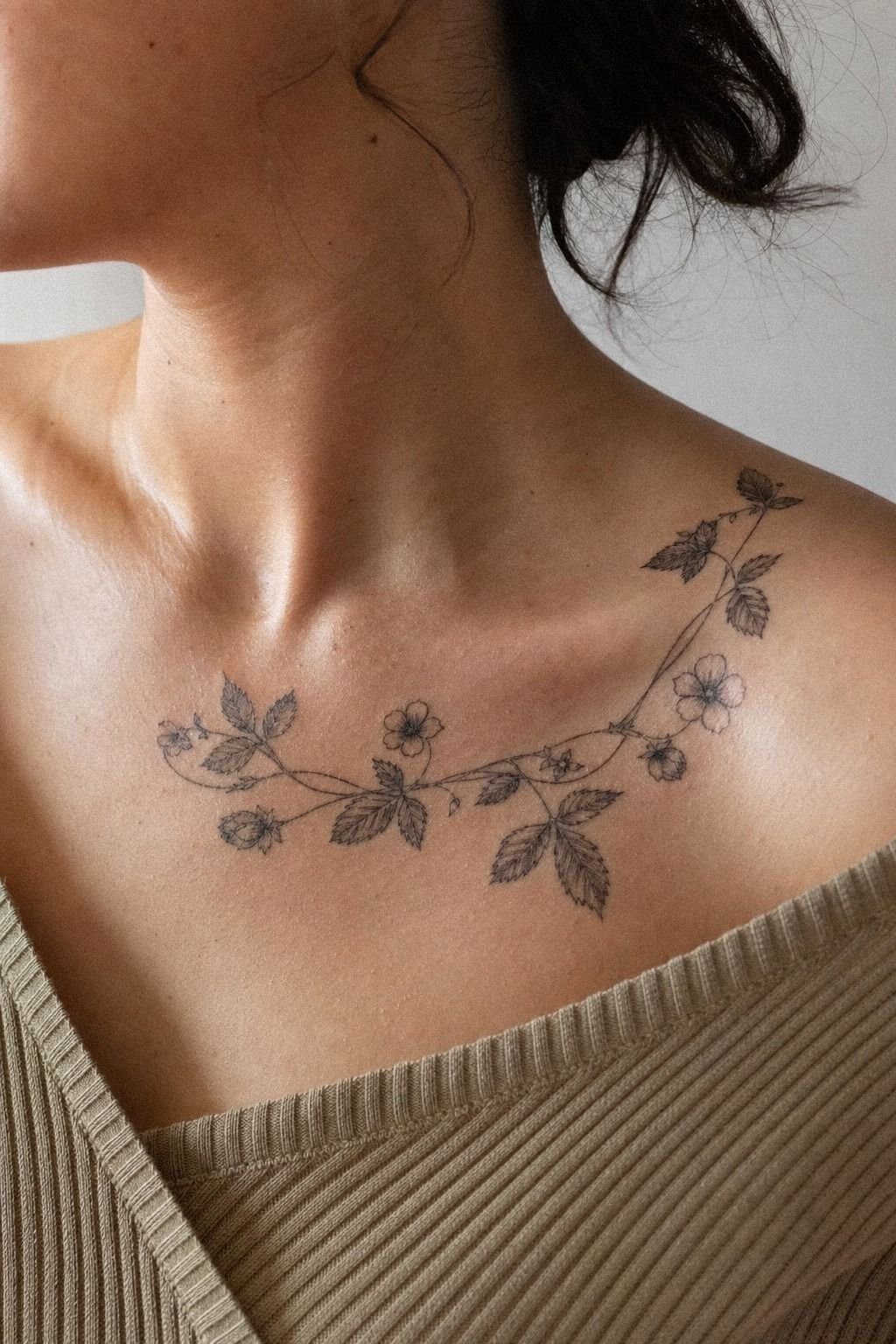 Let the Strawberry Flower Sit Wide on the Collarbone