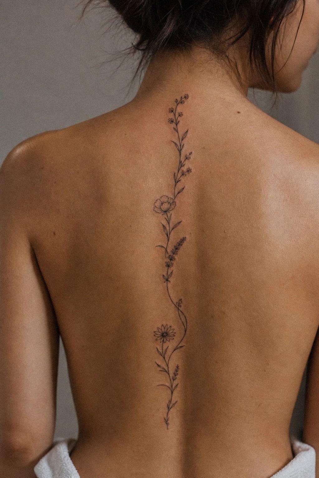 Name Tattoo With Birth Flower