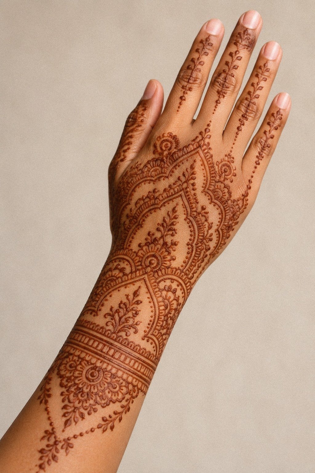 I Used Negative Space Between Henna Lines