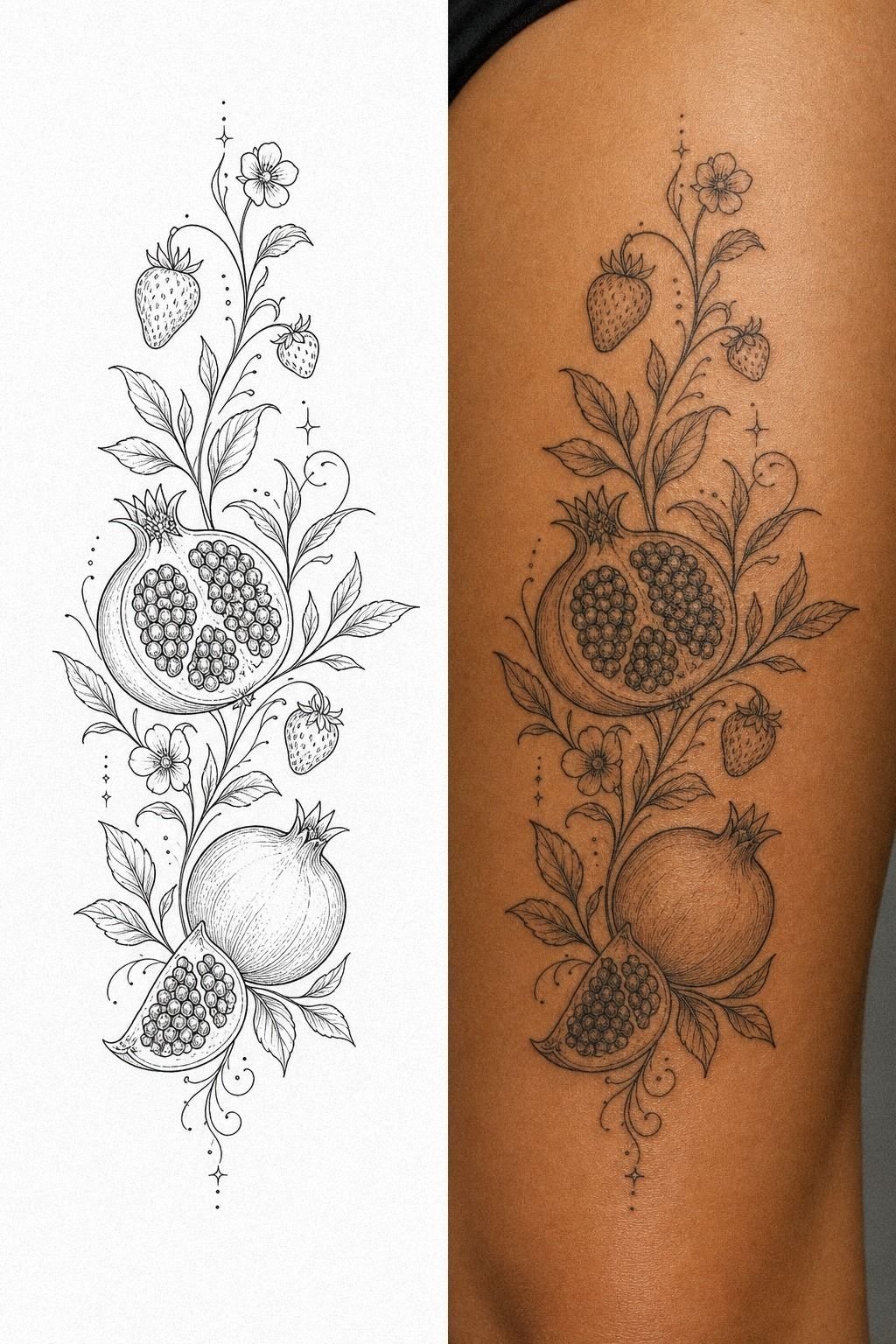 Strawberry And Pomegranate, Soft Sweet Against Dense Drama