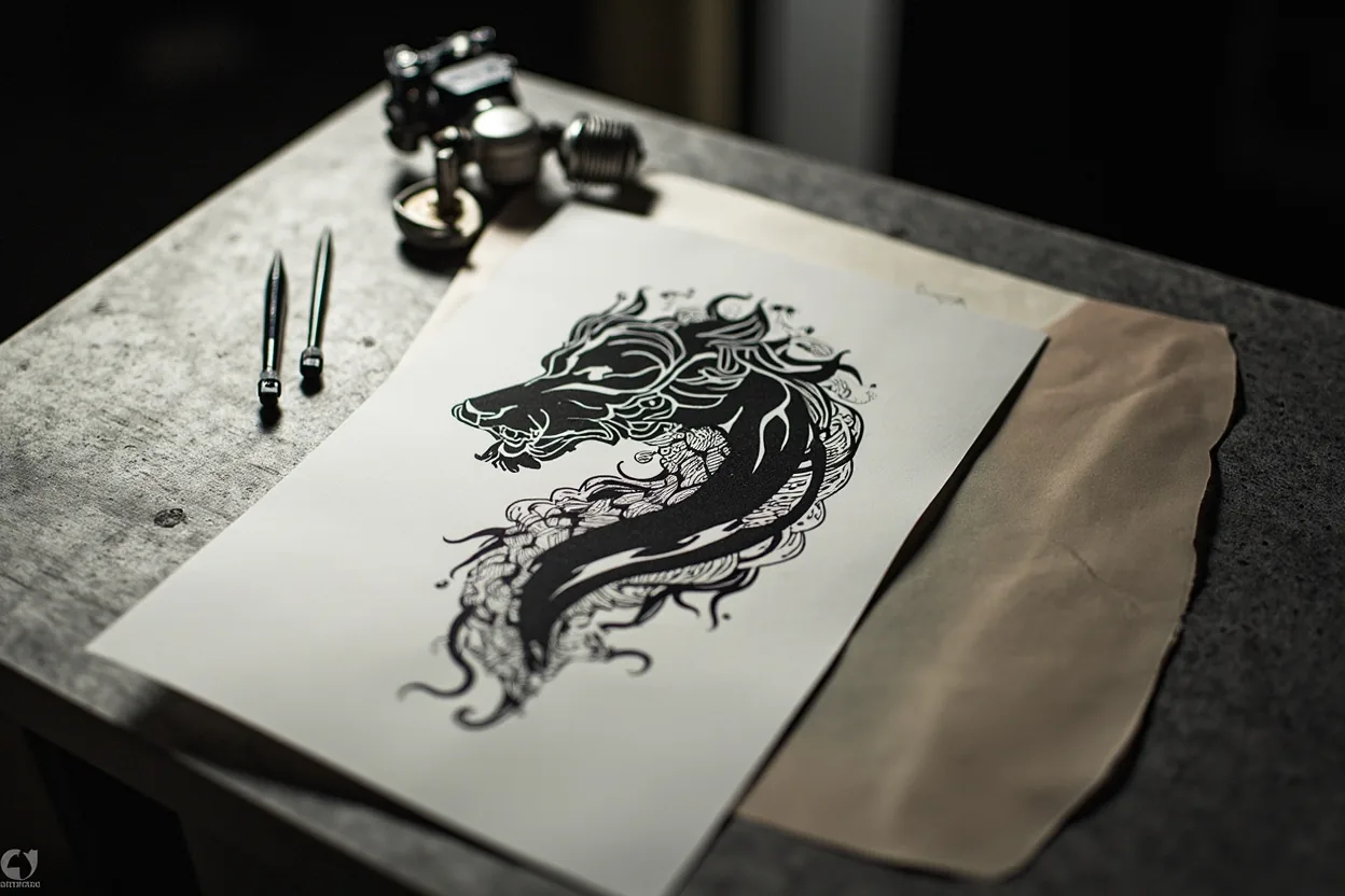 Thigh tattoo ideas for men with bold motifs