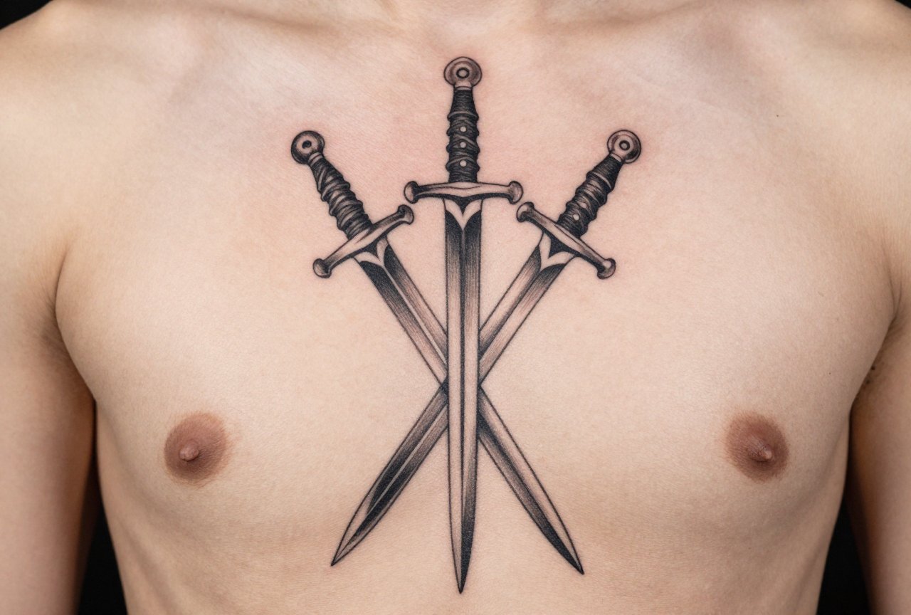 Three Swords Tattoo Meaning: Symbolism, Styles & What Artists Know