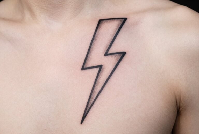 Thunderbolt Tattoo Meaning: Power, Speed & Sudden Change