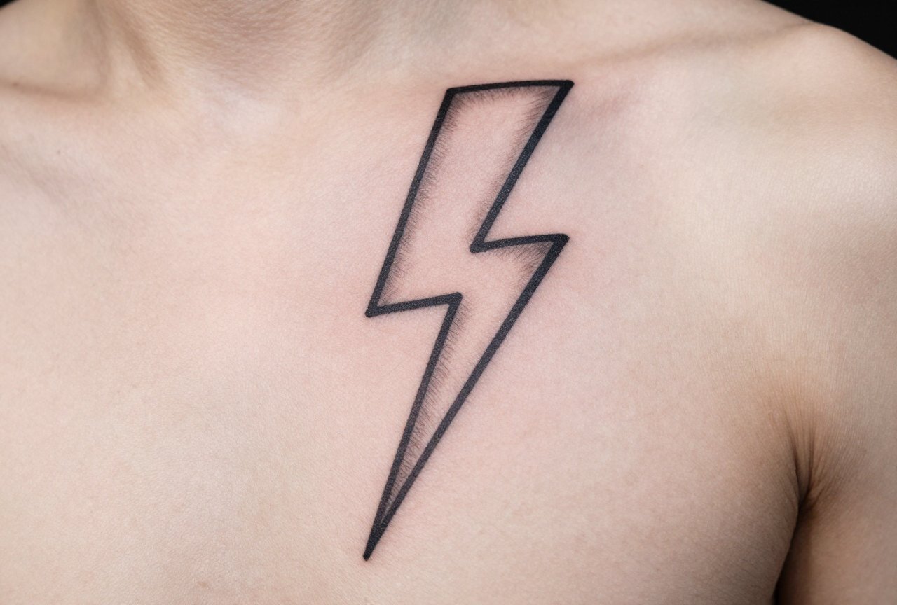 Thunderbolt Tattoo Meaning: Power, Speed & Sudden Change