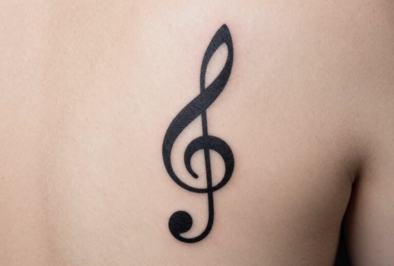 Treble Clef Tattoo Meaning: Music, Identity & Self-Expression