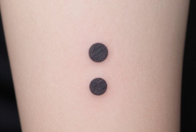 Two Dots Tattoo Meaning: Symbolism, Styles & Personal Stories