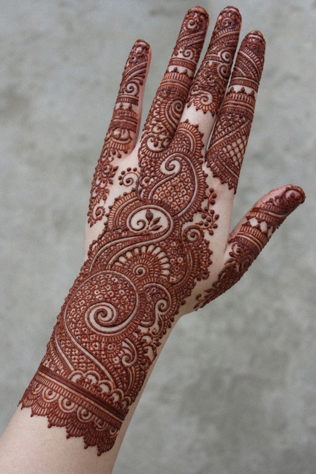 Bridal Density Rule for Pakistani Palm Mehndi