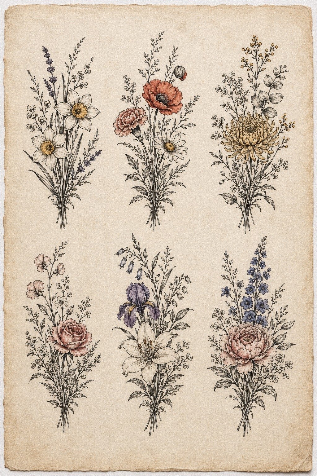 Build a Birth Flower Bouquet From Flash