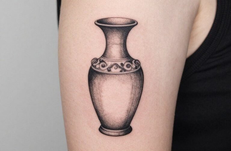 Vase Tattoo Meaning: Symbolism, Styles & Placement