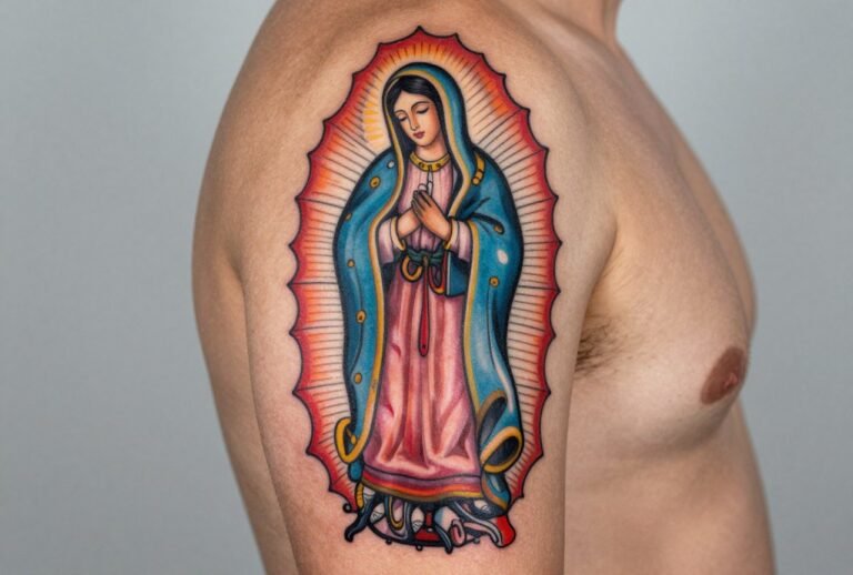 Virgin Mary Drawing Chicano Tattoos: Style Guide