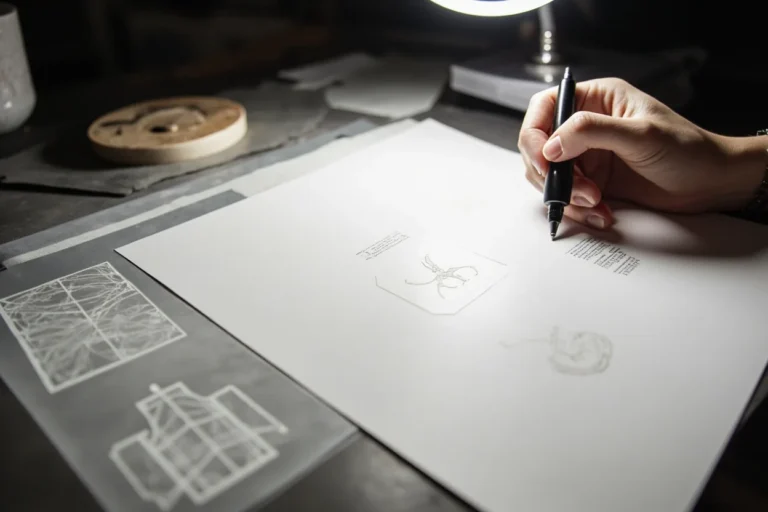 White ink tattoo subtle stencil planning sheet