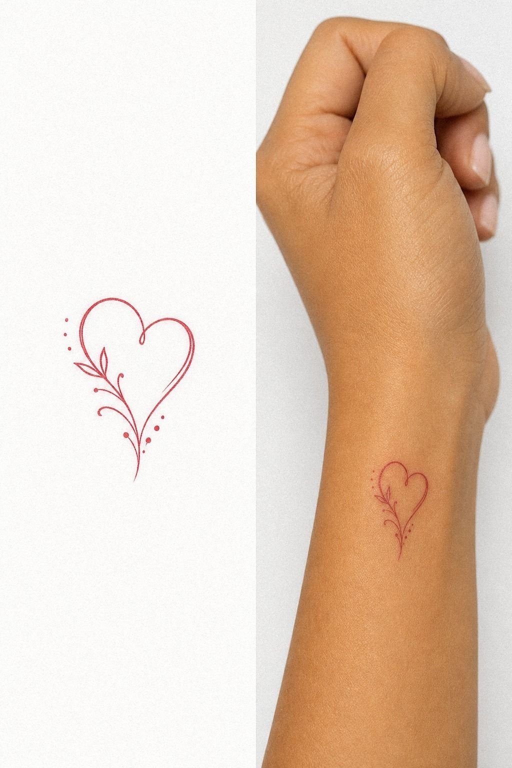 Fine Red Ink Or Black Heart?