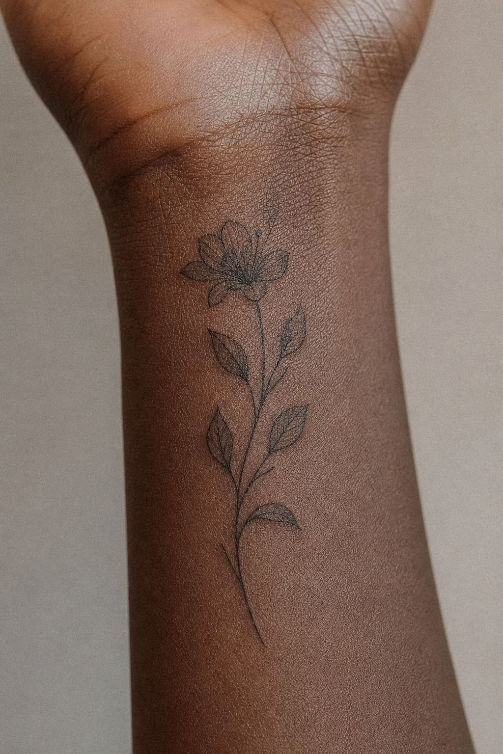 Pick A Birth Flower Side Wrist Stem