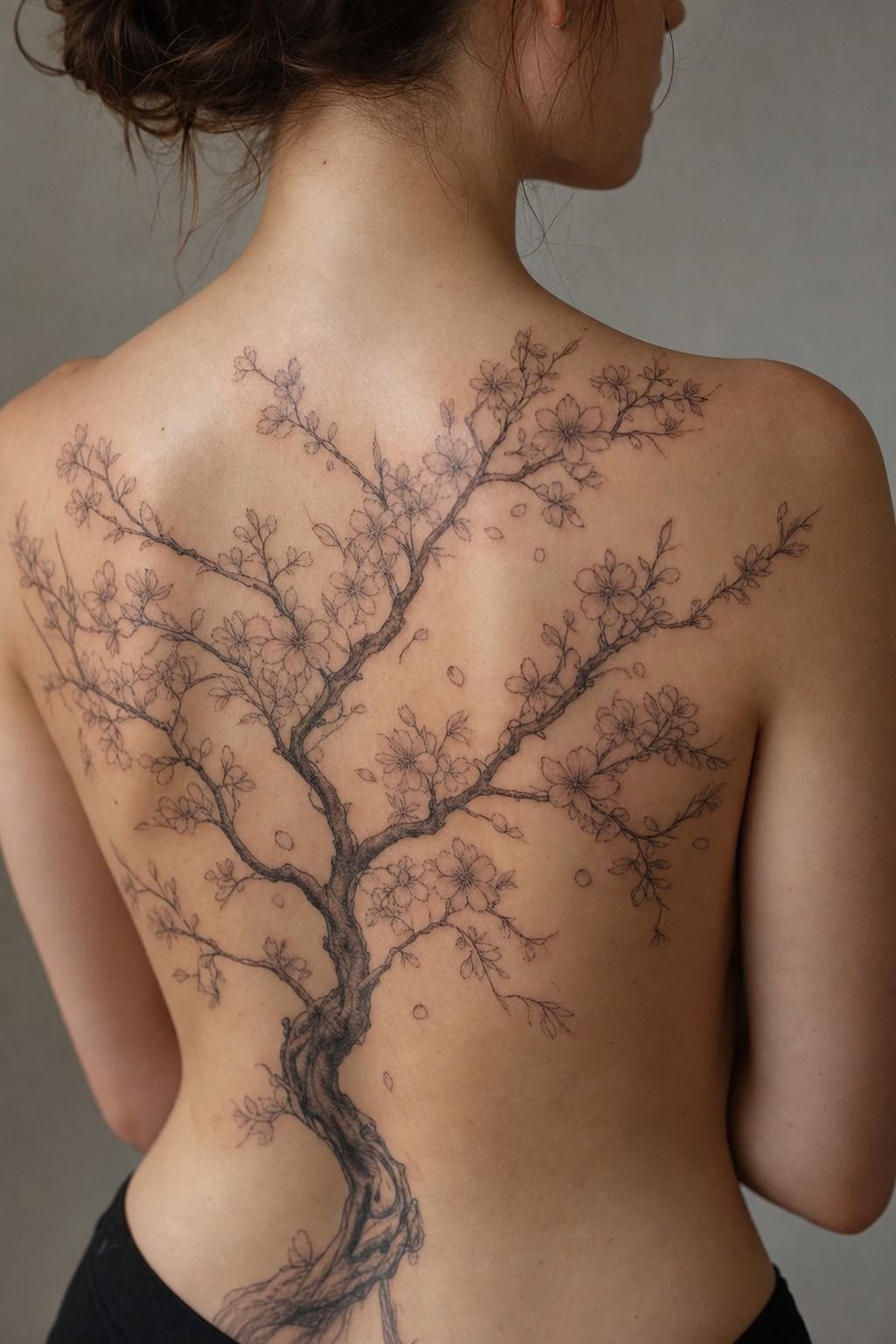 Start with a Full Sakura Tree Backpiece Layout