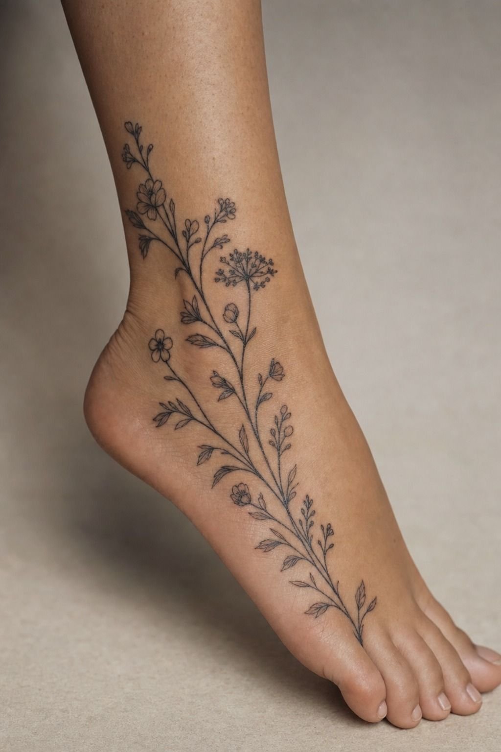 Pick Fine-Line Wildflowers Across the Foot