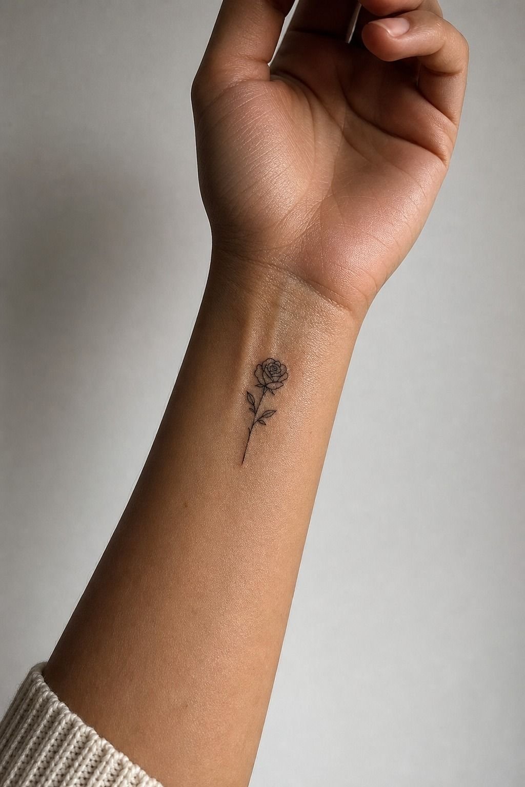 The Single-Pass Rose: minimalist wrist work that holds