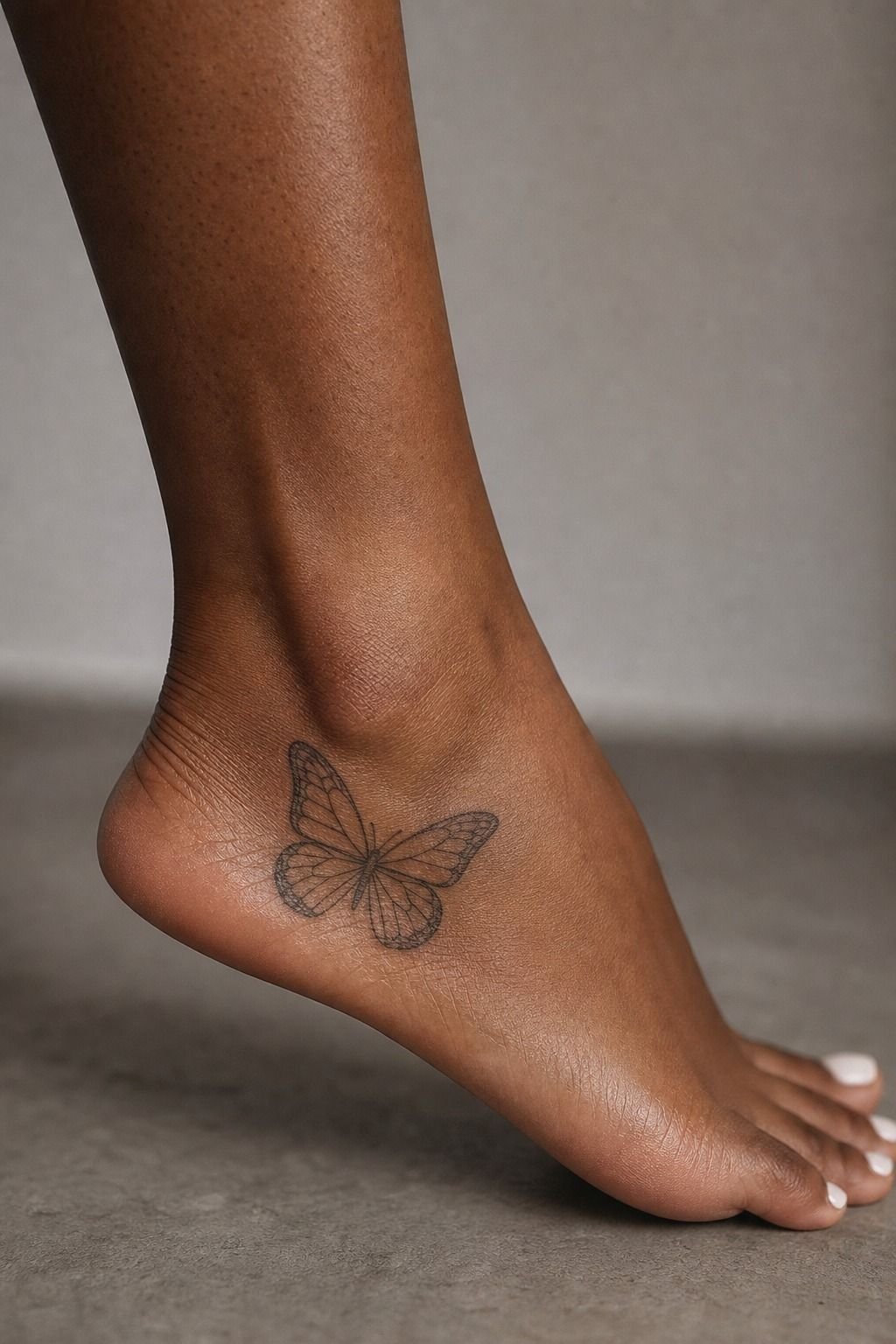 Place a Butterfly Across the Side Foot